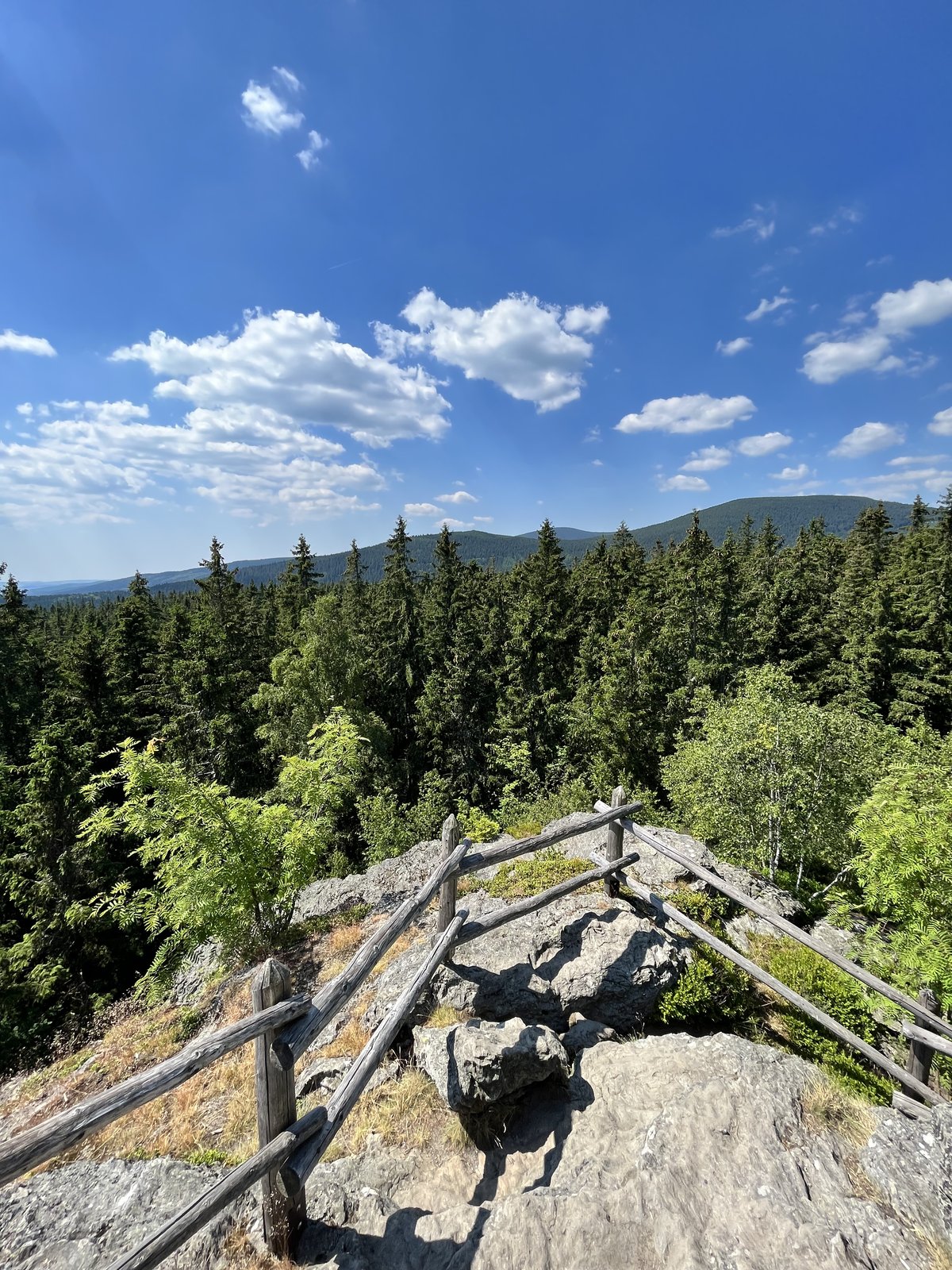 Panoramatická vyhlídka v Jeseníkách